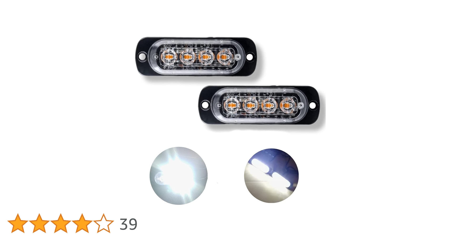 24v ストロボ点滅灯 Amazon.co.jp: LINKITOM LEDストロボライト 12V-24V アンバー 40